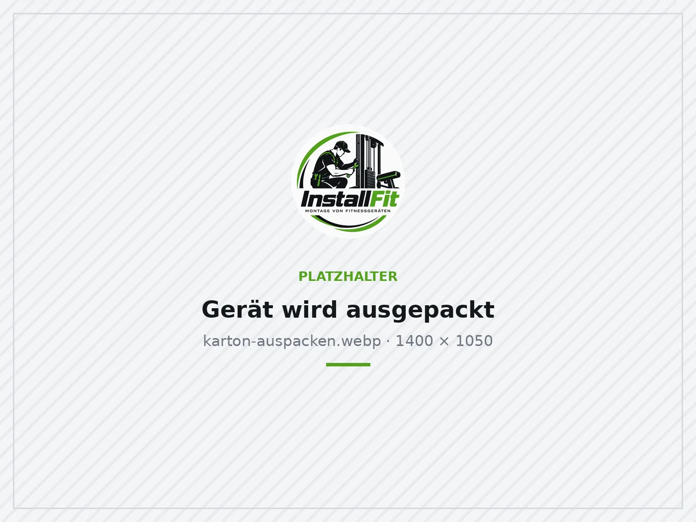 Neues Gerät wird aus dem Karton gepackt